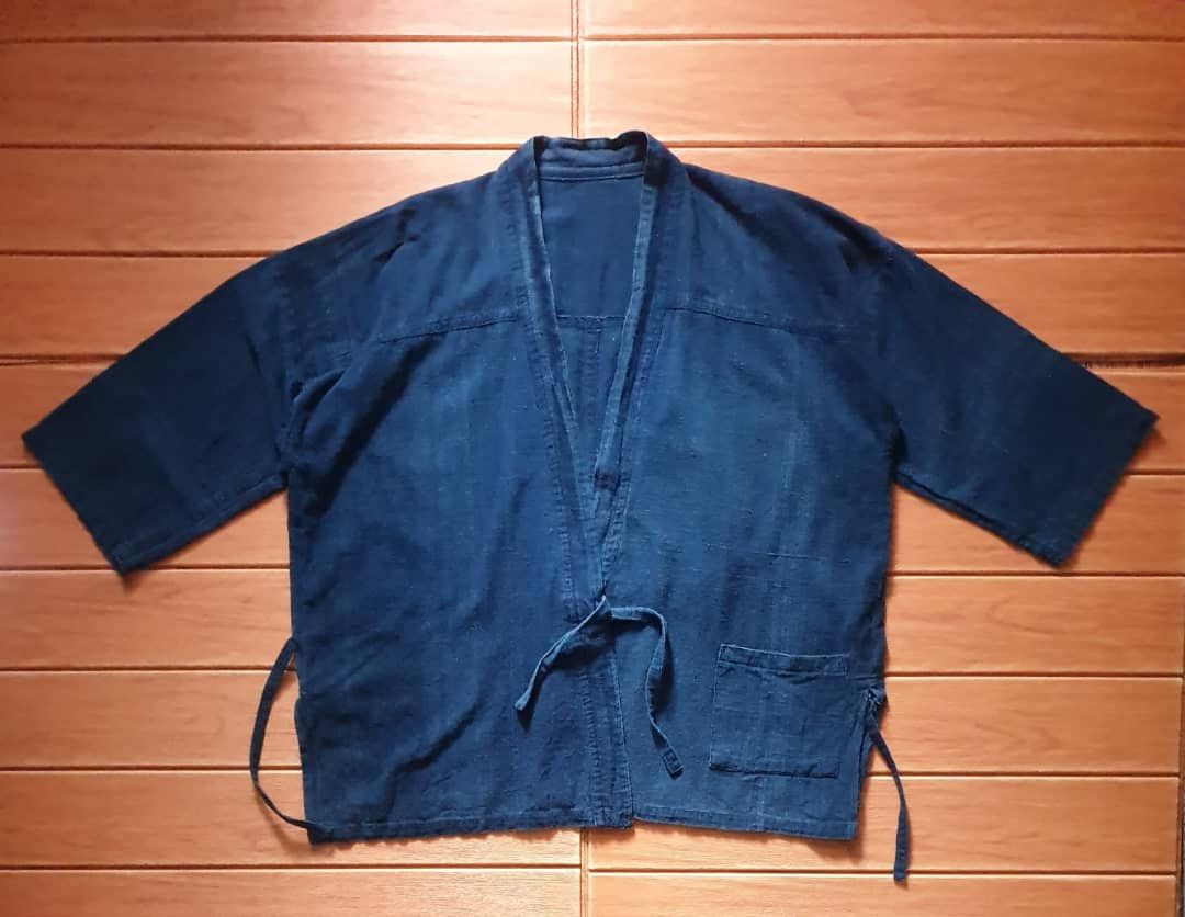 Kiminori Morishita Kimono traditional Japanese blue colour denim Size US L / EU 52-54 / 3 - 1 Thumbnail