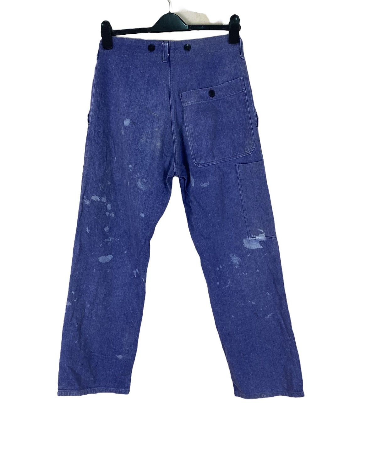 Le Laboureur × Vintage Vintage Veb Wattana Workwear Paint Splash Pants Size US 31 - 7 Thumbnail