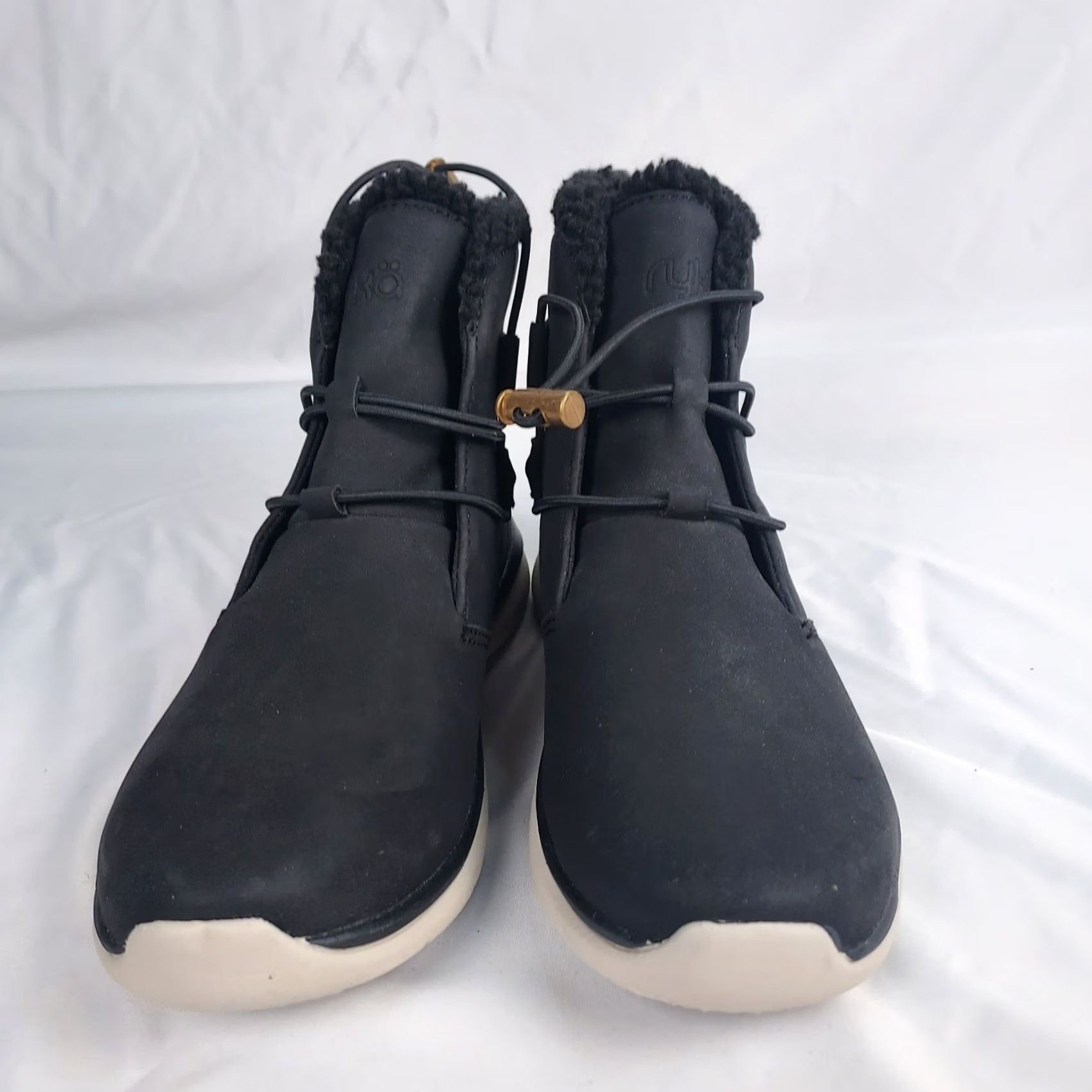 Vintage Ryka Womens Boots Memory Foam Faux Fur Winter Black Ankle Round Toe 6 M Calf Medium Comfort Snow Boot Womens Size US 6 / IT 36 - 7 Thumbnail