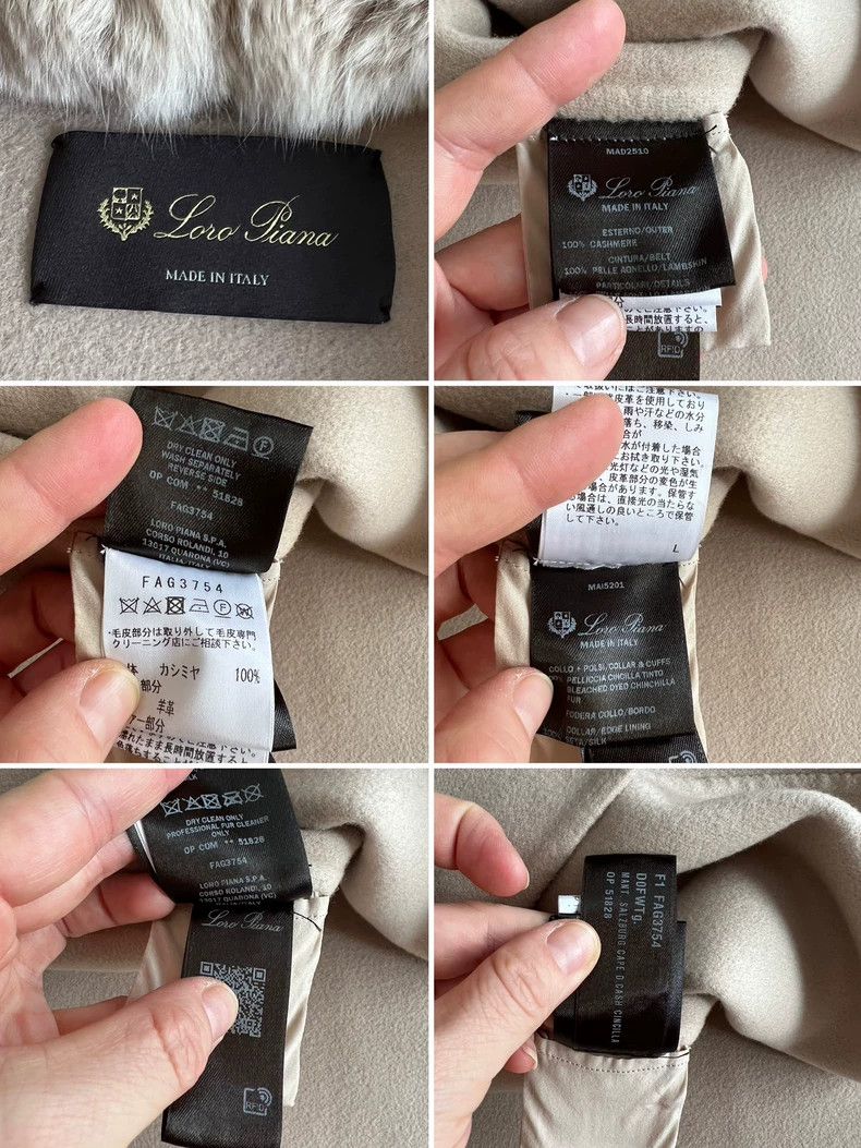 Loro Piana LORO PIANA A sheep's woolen fur cloak Size L / US 10 / IT 46 - 8 Thumbnail