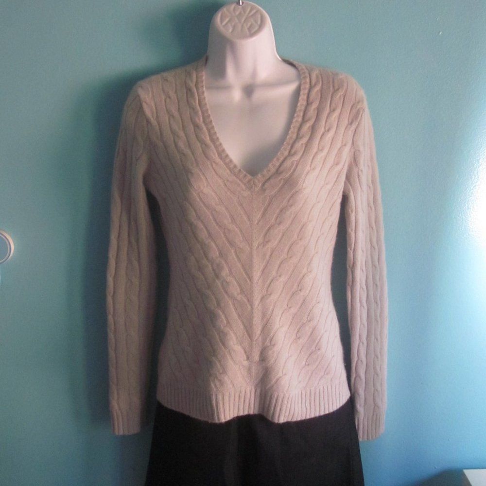 Ralph Lauren Black Label Ralph Lauren Black Label Cabled V-Neck Pullover Slim Fit Si Size S / US 4 / IT 40 - 5 Thumbnail