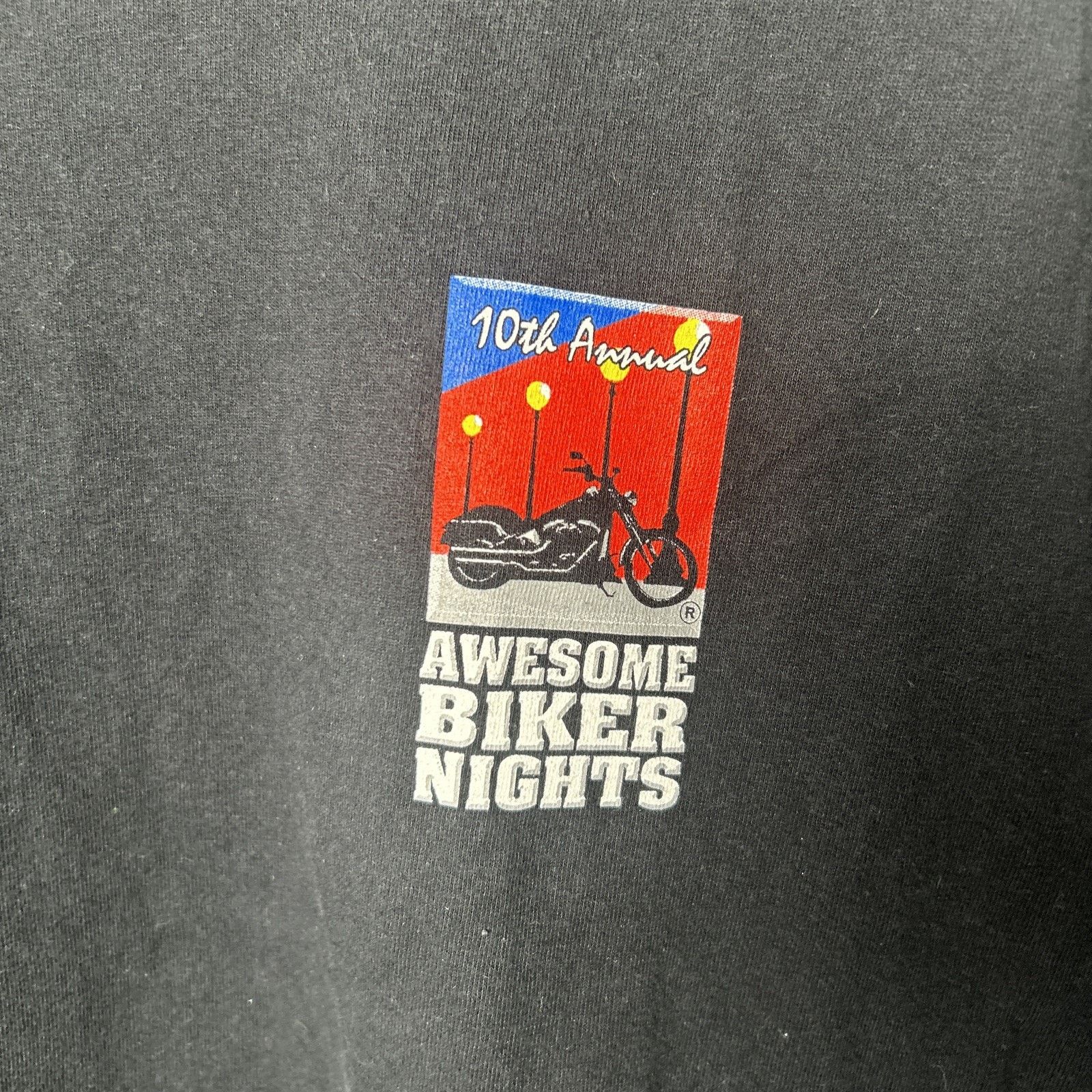 Vintage Sioux City IA 10th Awesome Biker Nights 2009 T-Shirt Large Size US L / EU 52-54 / 3 - 2 Thumbnail
