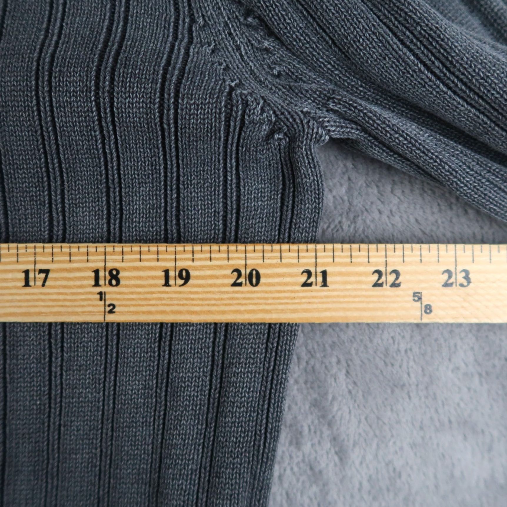 Vintage Hathaway Sweater Mens Large Gray 1/4 Zip Mock Neck Ribbed Cotton Pullover Thick Casual Classic Pullover Mens Regular L Gray Zipper Knit Ribbed Cotton Size US L / EU 52-54 / 3 - 6 Thumbnail