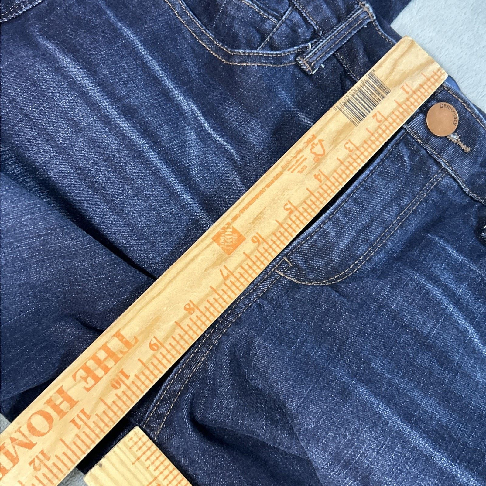 Levi's Democracy Technology Dojo Jeans Flare Sz 4p 28x26 Raw Hems Size 27" / US 4 / IT 40 - 9 Thumbnail
