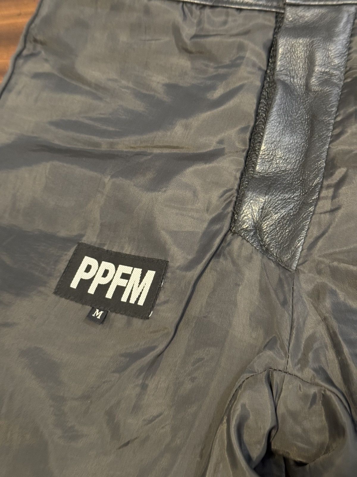 PPFM PPFM Black Leather Pants Size US 30 / EU 46 - 5 Thumbnail