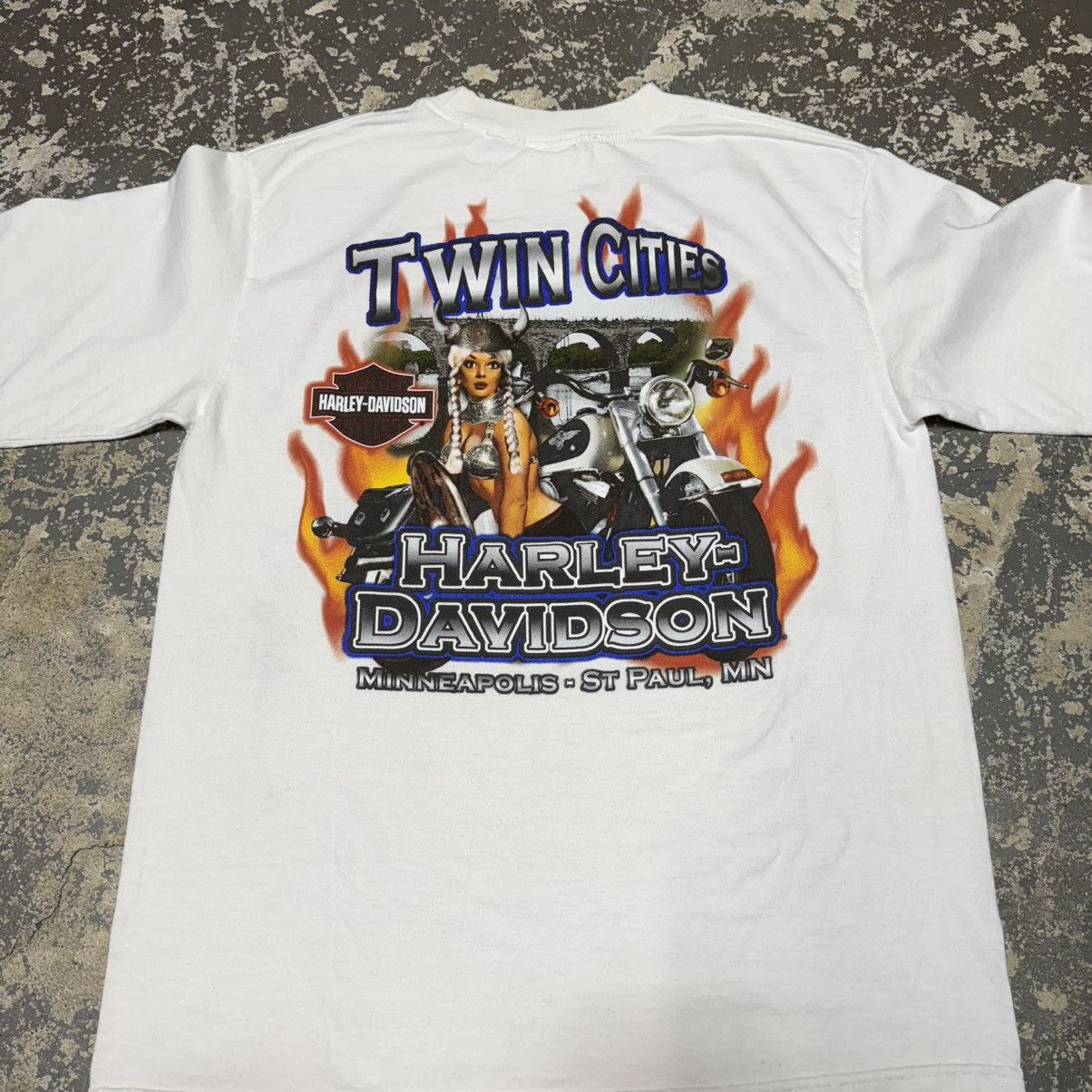 Vintage Vintage Harley Davidson Screw It Lets Ride Twin Cities Long Size US M / EU 48-50 / 2 - 13 Thumbnail