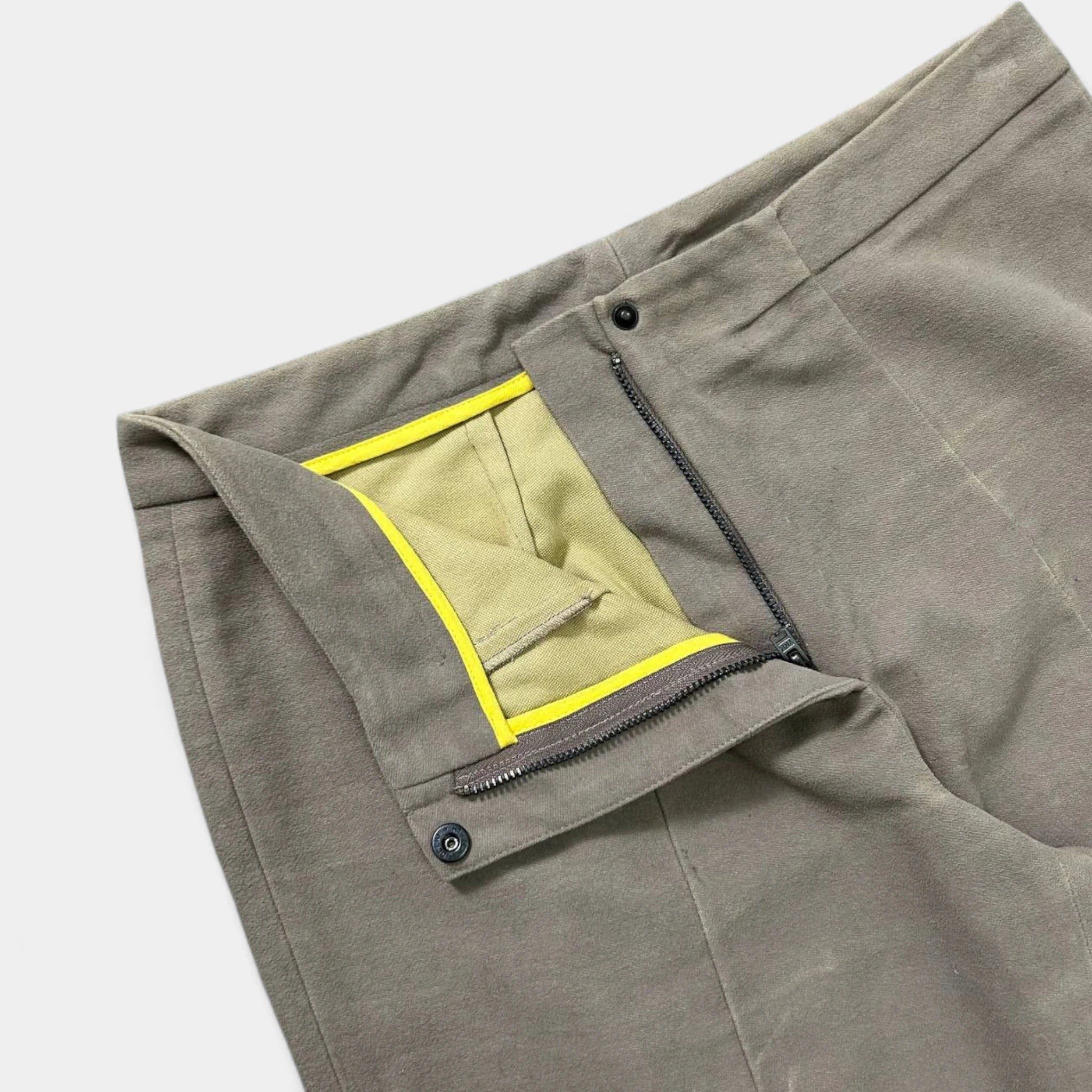 Mandarina Duck Mandarina Duck 2000s Textured Cotton Pants Size US 42 / EU 58 - 3 Thumbnail