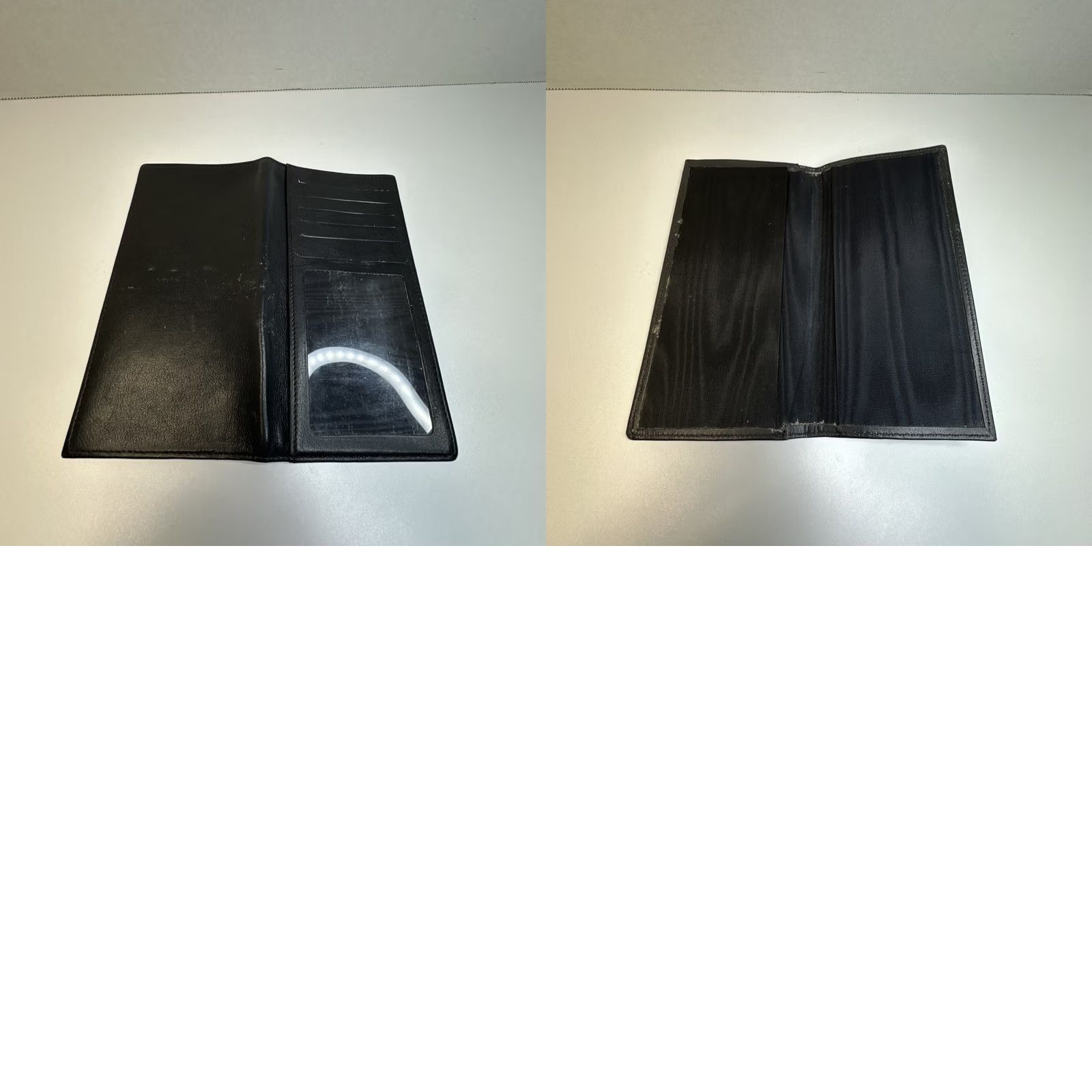 Bosca Vintage Bosca Mezza Luna Wallet Clutch Black Leather Pocket Flap Snap Size ONE SIZE - 9 Thumbnail