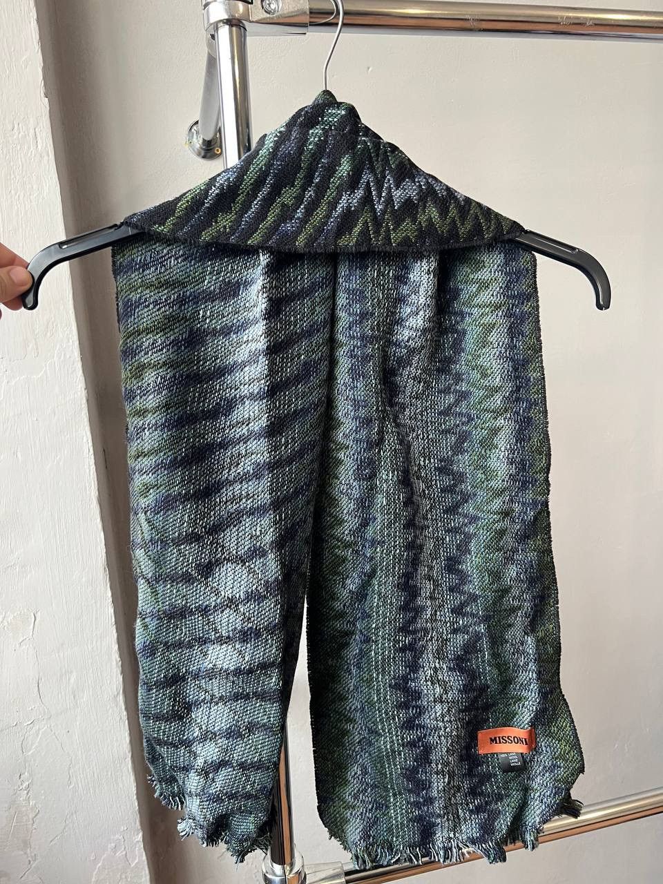 Missoni MISSONI MADE IN ITALY LANA WOOL ABSTRACT SCARF 138/27 CM Size ONE SIZE - 4 Thumbnail