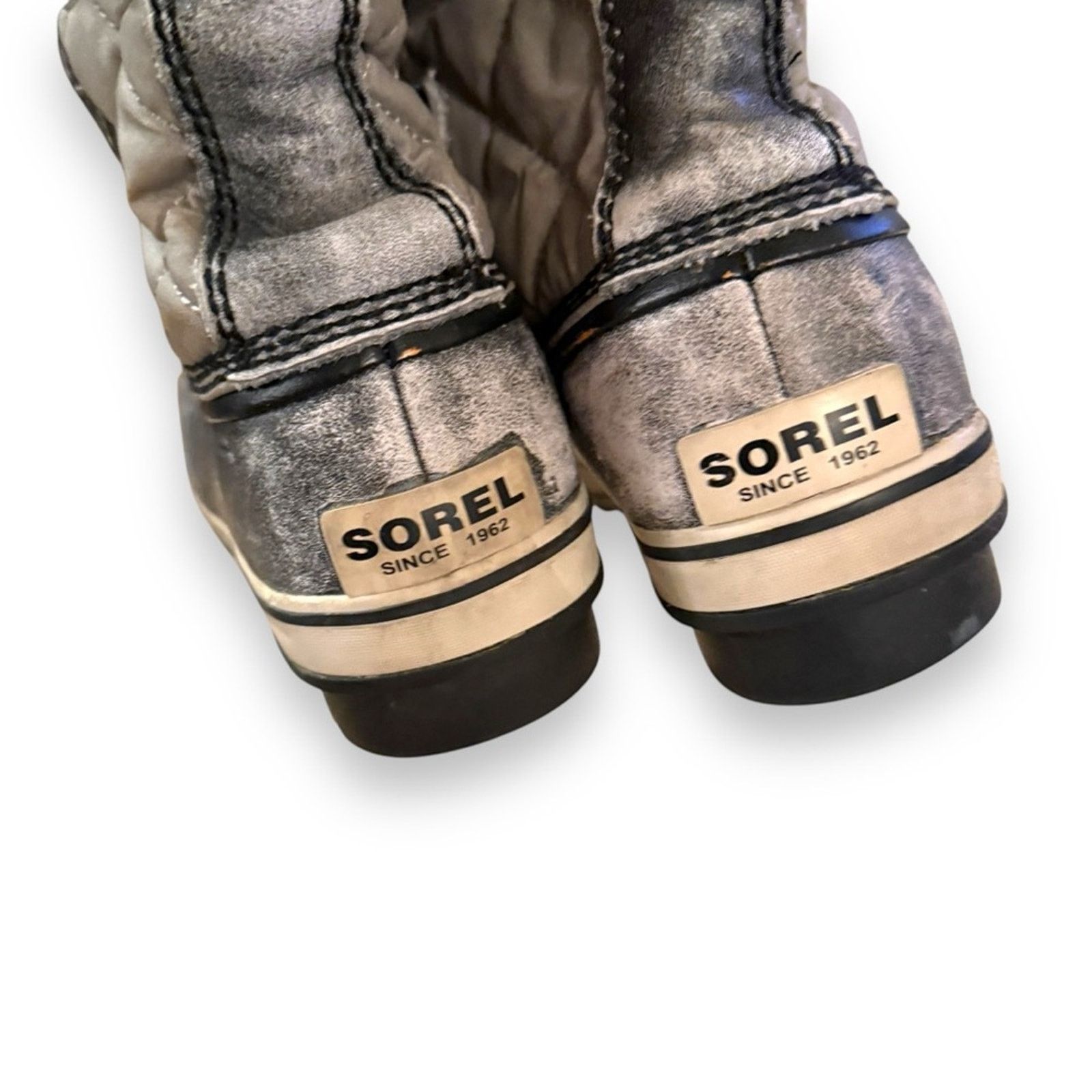 SOREL Sorel Tofino Tall Gray Waterproof Lace Up Snow Boots Sz 7.5 Size US 7.5 / IT 37.5 - 5 Thumbnail