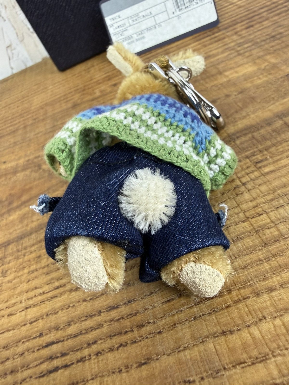 Vivienne Westwood Prada Luki Bunny Rabbit In Sweater Charm Keychain Key Holder Size ONE SIZE - 7 Thumbnail