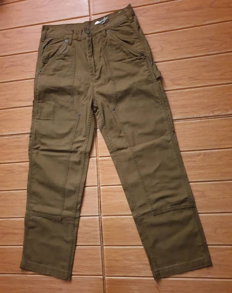 Japanese Brand Double knee brown colour carpenter pant Size US 31 - 7 Thumbnail
