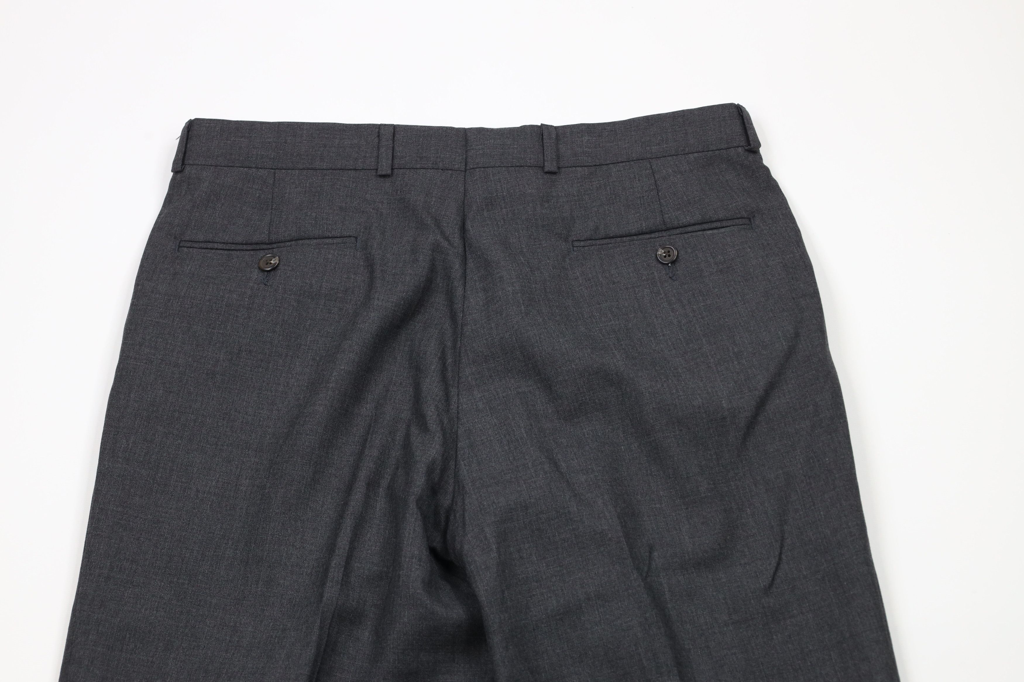 Ralph Lauren × Vintage Vintage Ralph Lauren Cuffed Wide Leg Chino Pants Gray Size US 34 / EU 50 - 10 Thumbnail