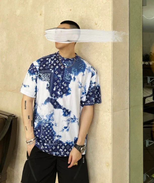 Louis Vuitton Louis Vuitton Tie-Dye Bandana Print T-Shirt-2505 Size US XL / EU 56 / 4 - 3 Thumbnail