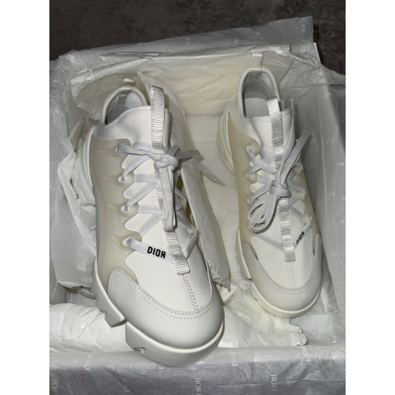 Dior Dior D-Connect Neoprene Logo Tie Flat Platform Sneaker 39 Size US 9 / IT 39 - 4 Thumbnail
