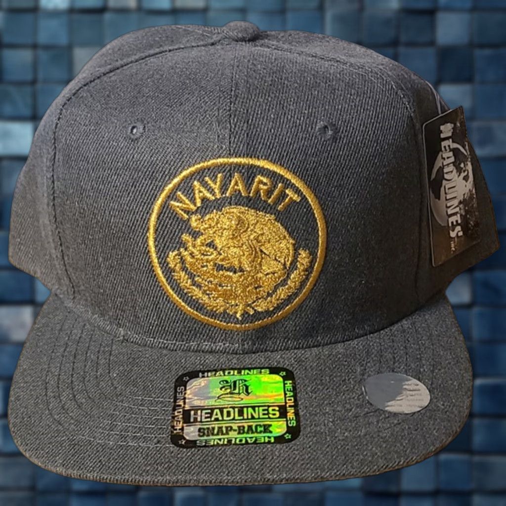 Vintage VINTAGE NAYARIT MEXICO Mexican State Snapback Baseball Cap Adjustable Men Gray Size ONE SIZE - 1 Thumbnail