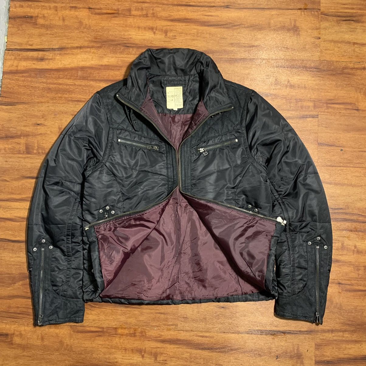 Japanese Brand 2000s OILCAKES PADDED JACKET PUNK STYLE Size US L / EU 52-54 / 3 - 2 Thumbnail