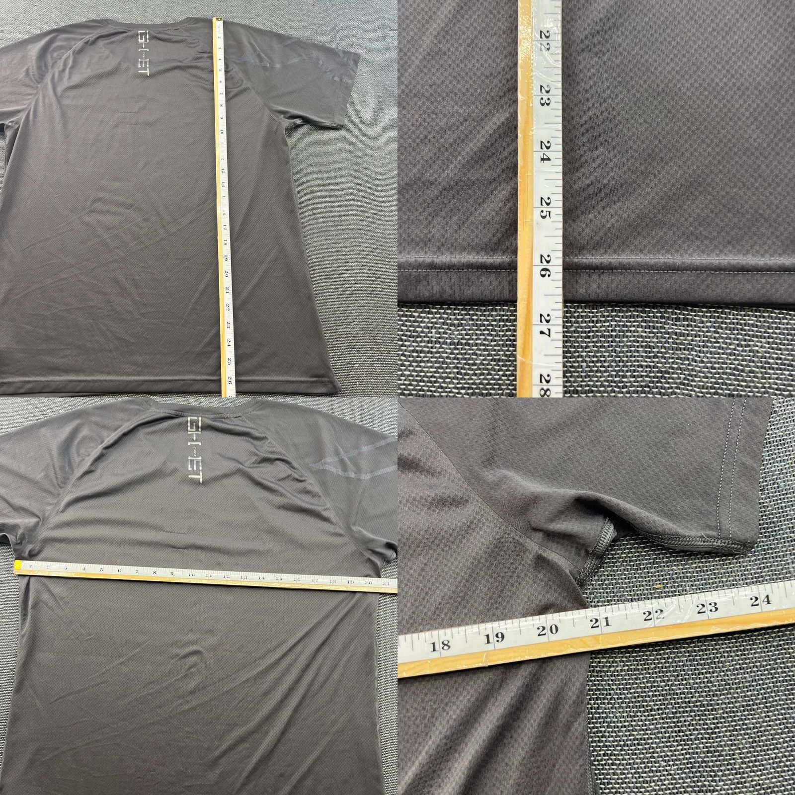 2XU 2XU Mens Shirt Large Gray Quick Dry Stretch Short Sleeve T-Shirt Sports Track Mens L Frontline 2XU Shirt Gray Quick Dry Stretch Mens L Size US L / EU 52-54 / 3 - 8 Thumbnail