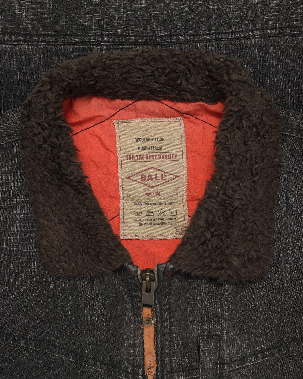 Vintage BALL Sherpa Collar Work Jacket Size US XL / EU 56 / 4 - 3 Thumbnail