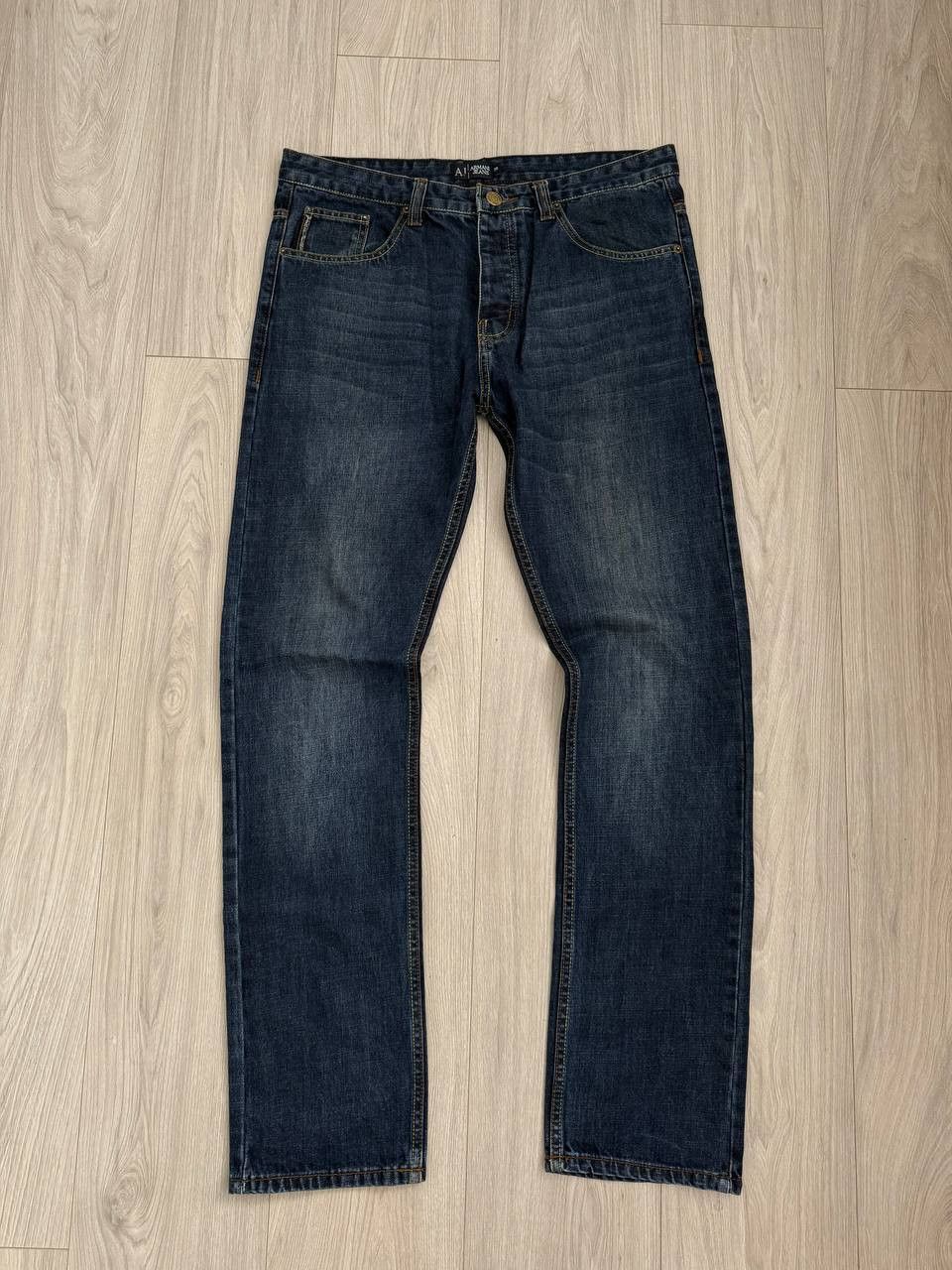 Armani Vintage Y2K Armani Jeans Big Logo Denim Jeans Italy Size US 36 / EU 52 - 3 Thumbnail