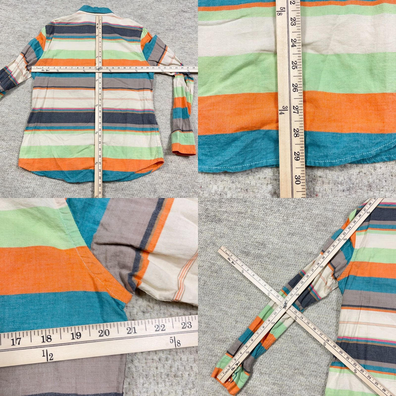 Vintage Salt Valley Western Shirt Men Large Pearl Snap Cowboy Southwestern Striped Multi Size US L / EU 52-54 / 3 - 8 Thumbnail