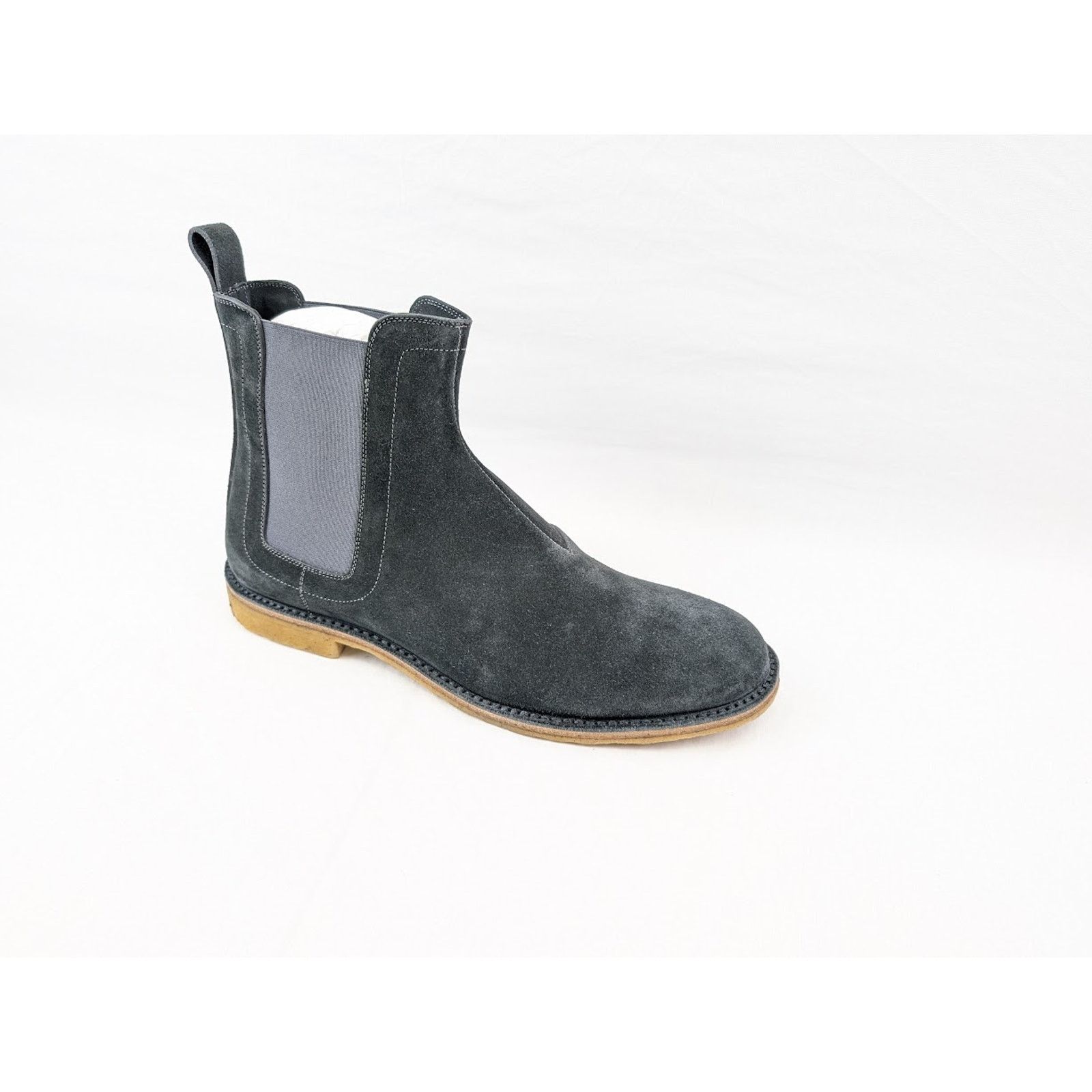 Bottega Veneta o1rshd1 Calf Suede Pelle Boots in Ardoise Size US 13 / EU 46 - 1 Thumbnail