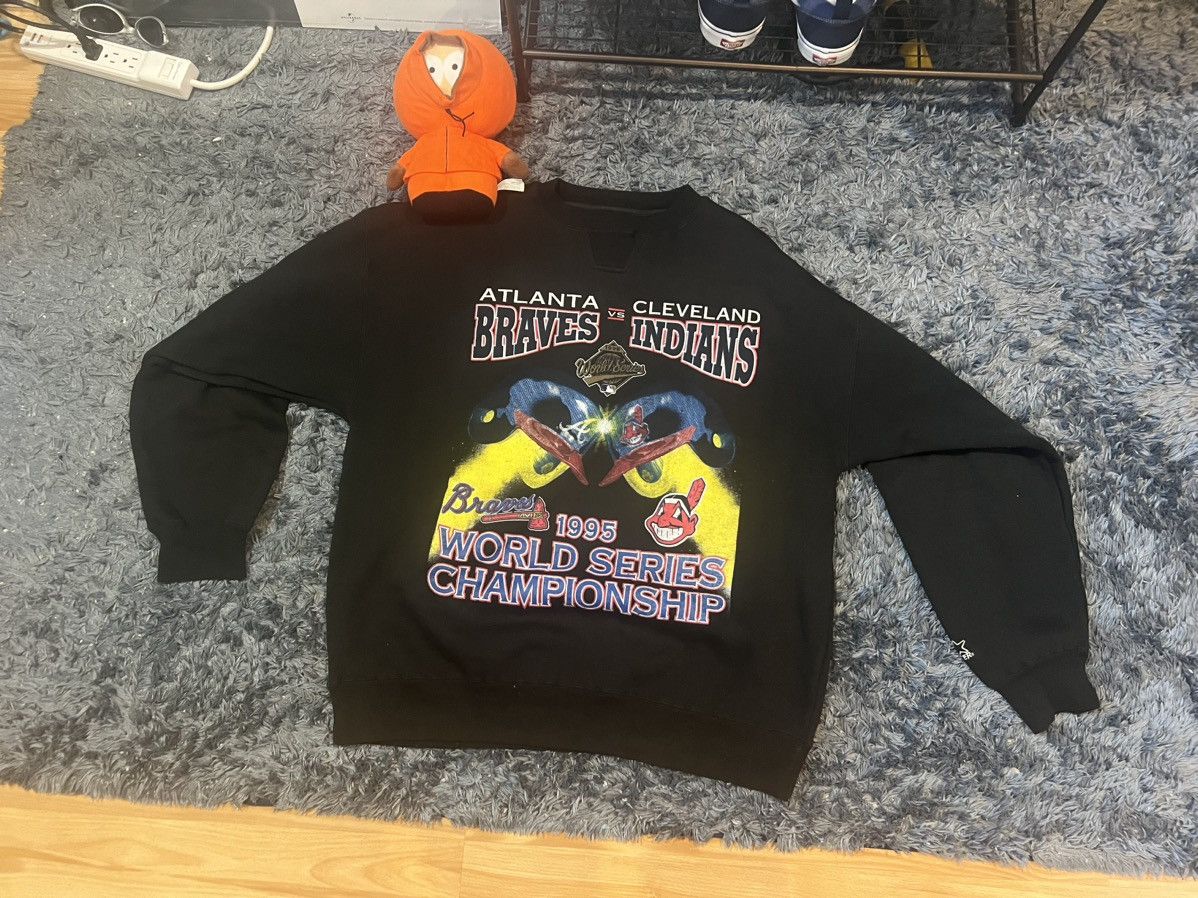 MLB × Starter × Vintage Vintage Starter 1995 World Series Crewneck Size US XL / EU 56 / 4 - 1 Thumbnail
