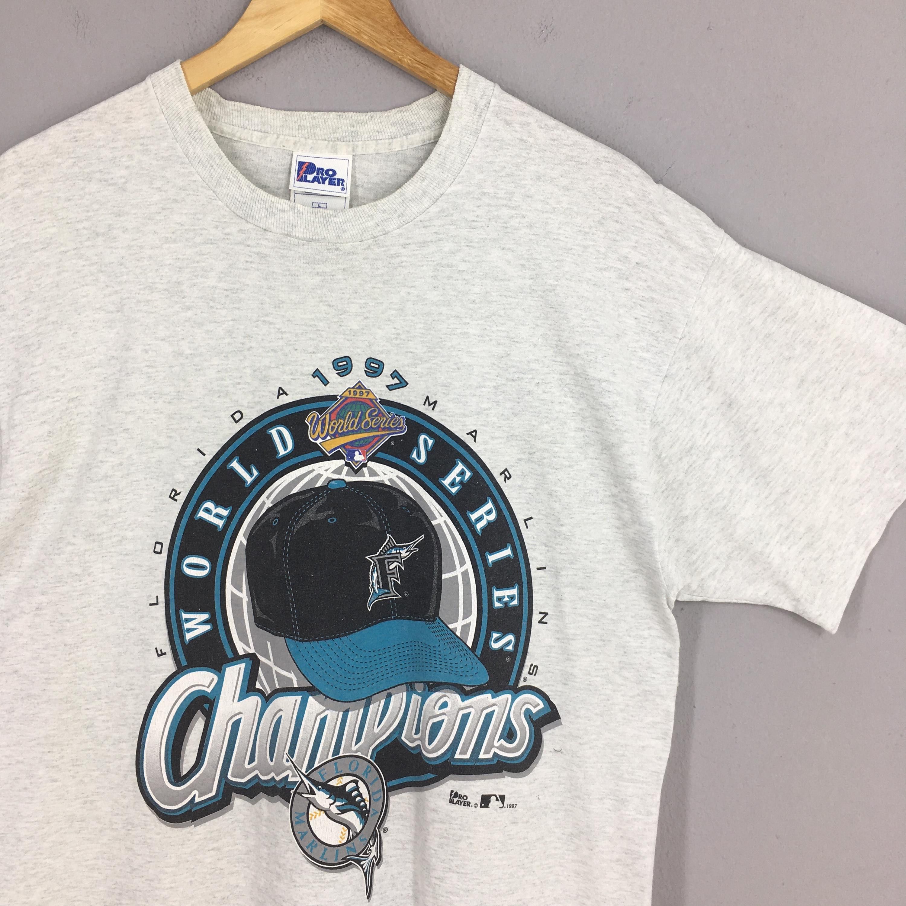 MLB Vintage 90s Florida Marlins Baseball MLB Tshirt Large Size US L / EU 52-54 / 3 - 2 Thumbnail