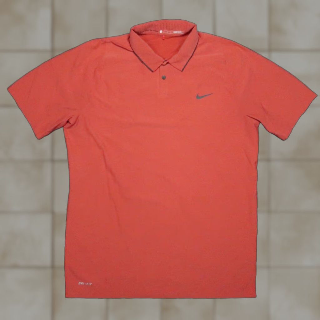 Nike Nike Tiger Woods Shirt VL Max Woven Polo Golf Performance Red Large Men Size US L / EU 52-54 / 3 - 1 Thumbnail