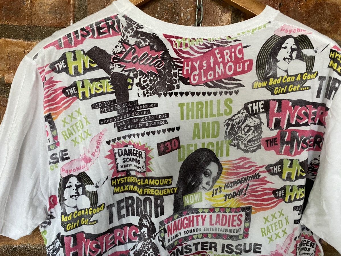 Hysteric Glamour HG 84 back all over print tee Size US L / EU 52-54 / 3 - 3 Thumbnail