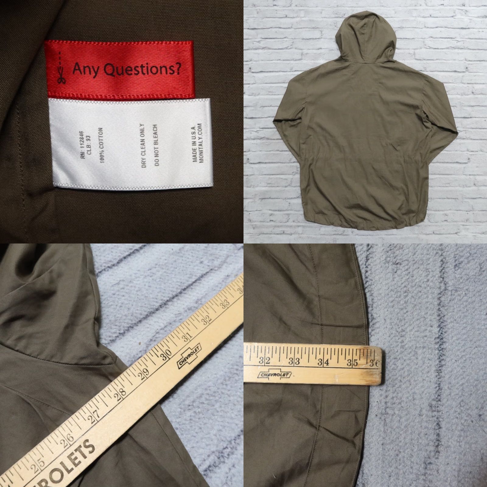 Monitaly Monitaly Mountain Parka Field Jacket Mens Size 44 Green Size US S / EU 44-46 / 1 - 8 Thumbnail