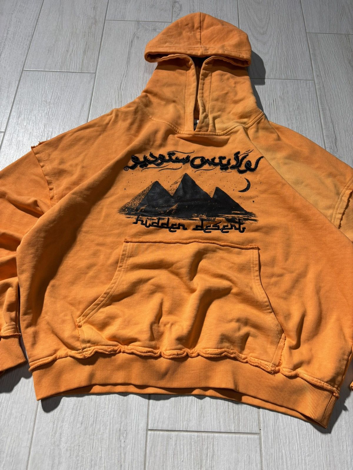 Low Light Studios Low Lights Oversized Baggy Hoodie Y2K Embroidered Logo RAP Size US M / EU 48-50 / 2 - 2 Thumbnail