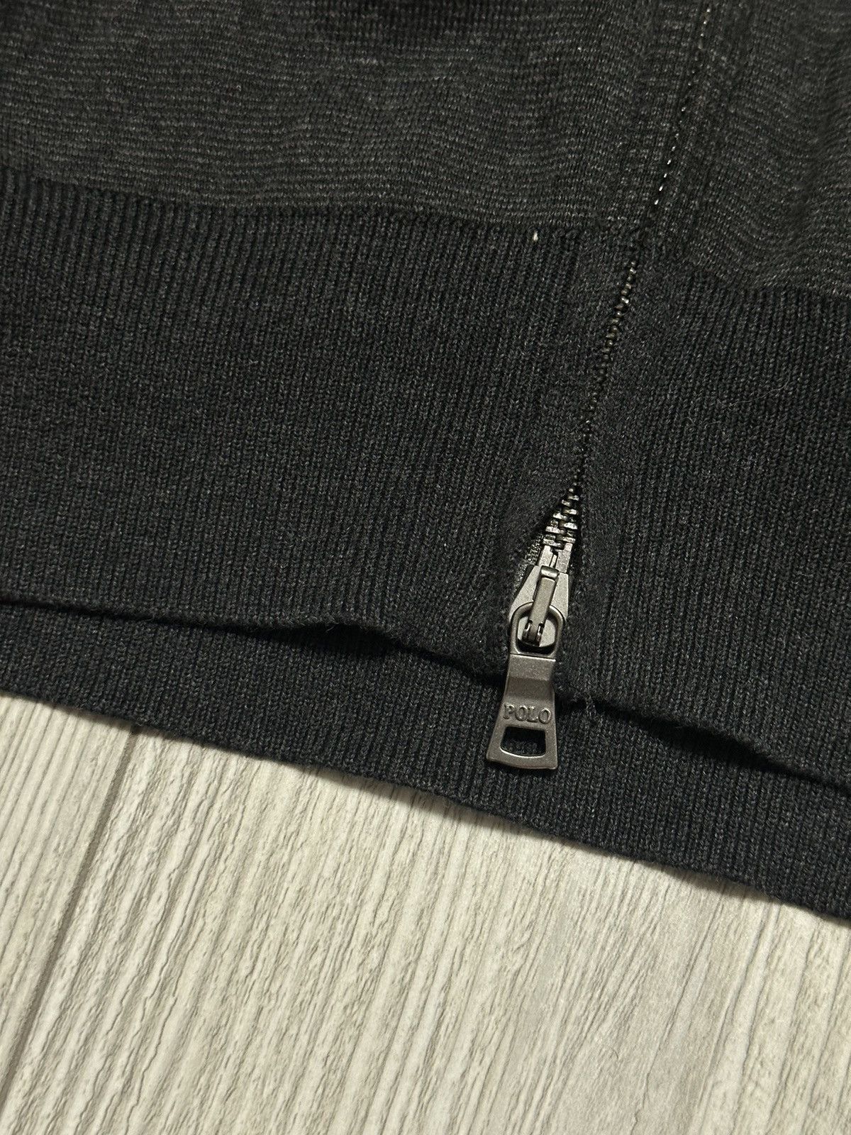 Vintage Vintage Polo Ralph Lauren Full Zip Sweater Size US L / EU 52-54 / 3 - 2 Thumbnail