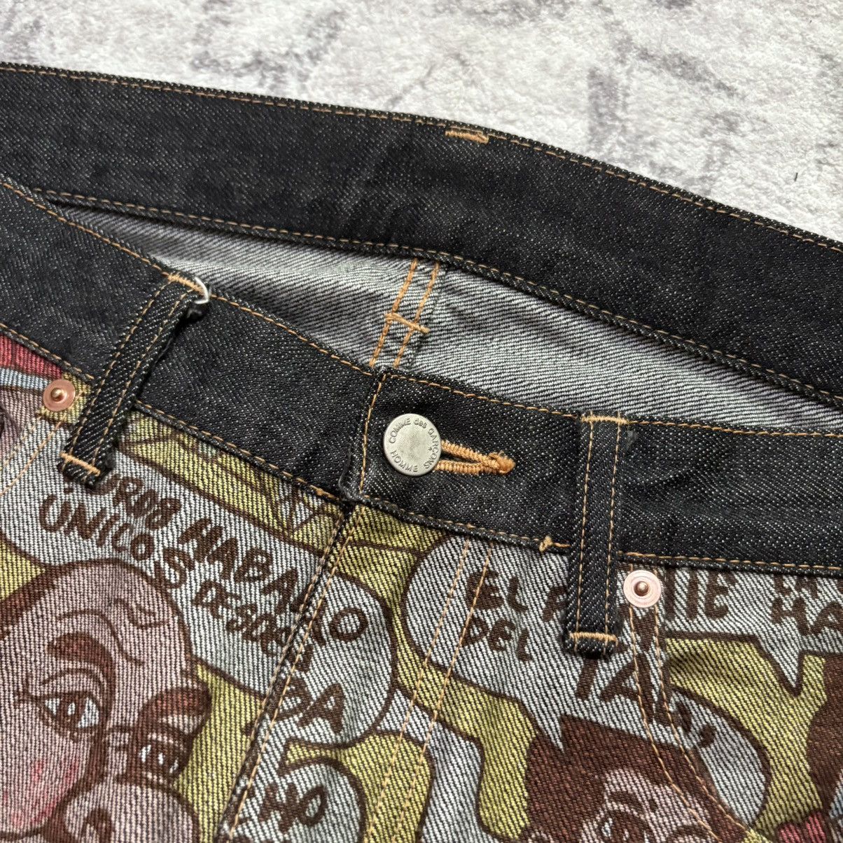 Comme des Garcons Comme Des Garçons Cuba Cigar Cartoon Paneled Jeans | Size M Size US 32 / EU 48 - 5 Thumbnail