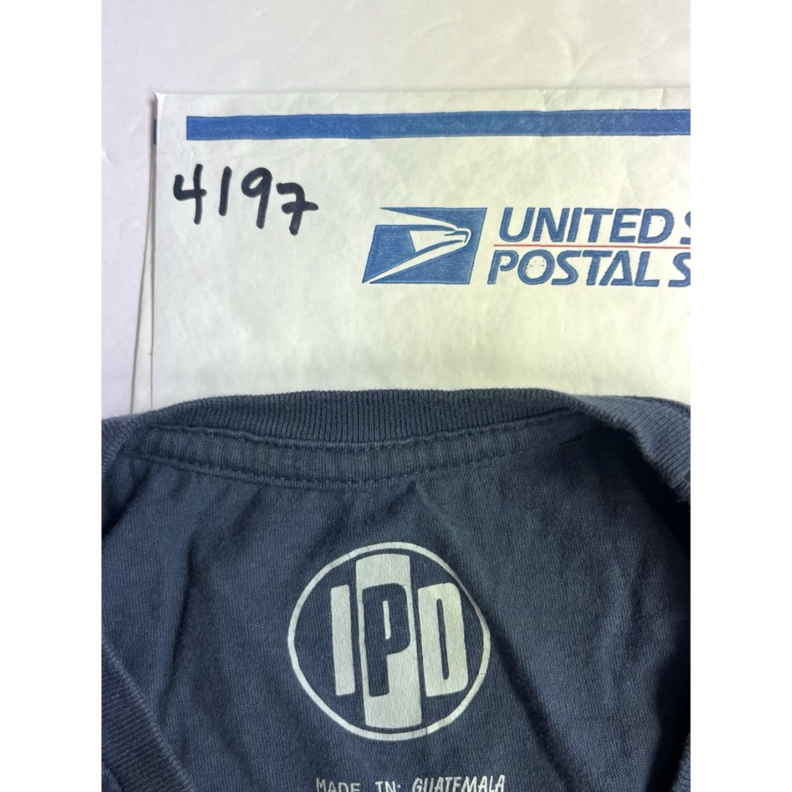 ALOHAS IPD Co. Graphic T-Shirt Mens XL Blue Short Sleeve Ipd Company Logo Surf Music Modern Regular Cotton Crew Neck Size US XL / EU 56 / 4 - 8 Thumbnail