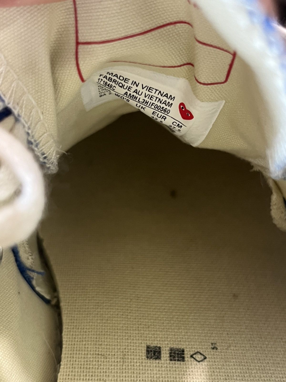 Comme des Garcons × Converse Comme des Garcons converse low top Size US 9 / EU 42 - 7 Thumbnail