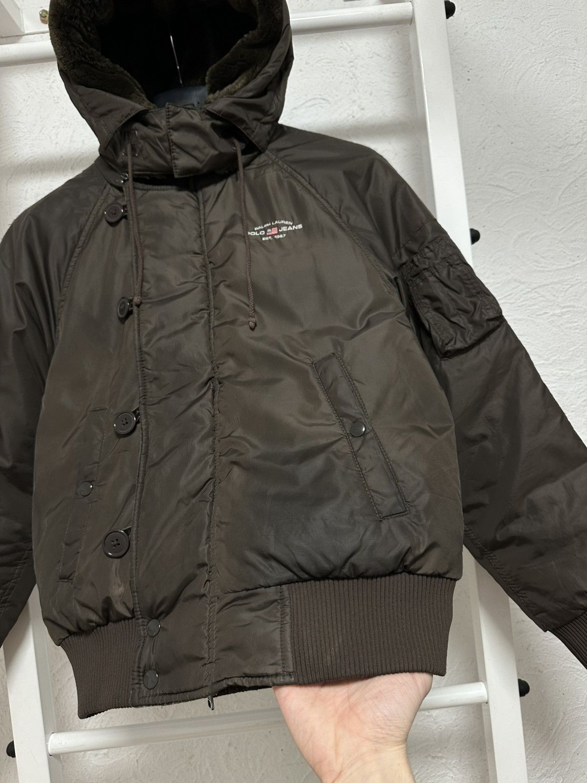 Polo Ralph Lauren Y2K Polo Ralph Lauren Women’s Bomber Jacket M Size | Vintage Size M / US 6-8 / IT 42-44 - 6 Thumbnail