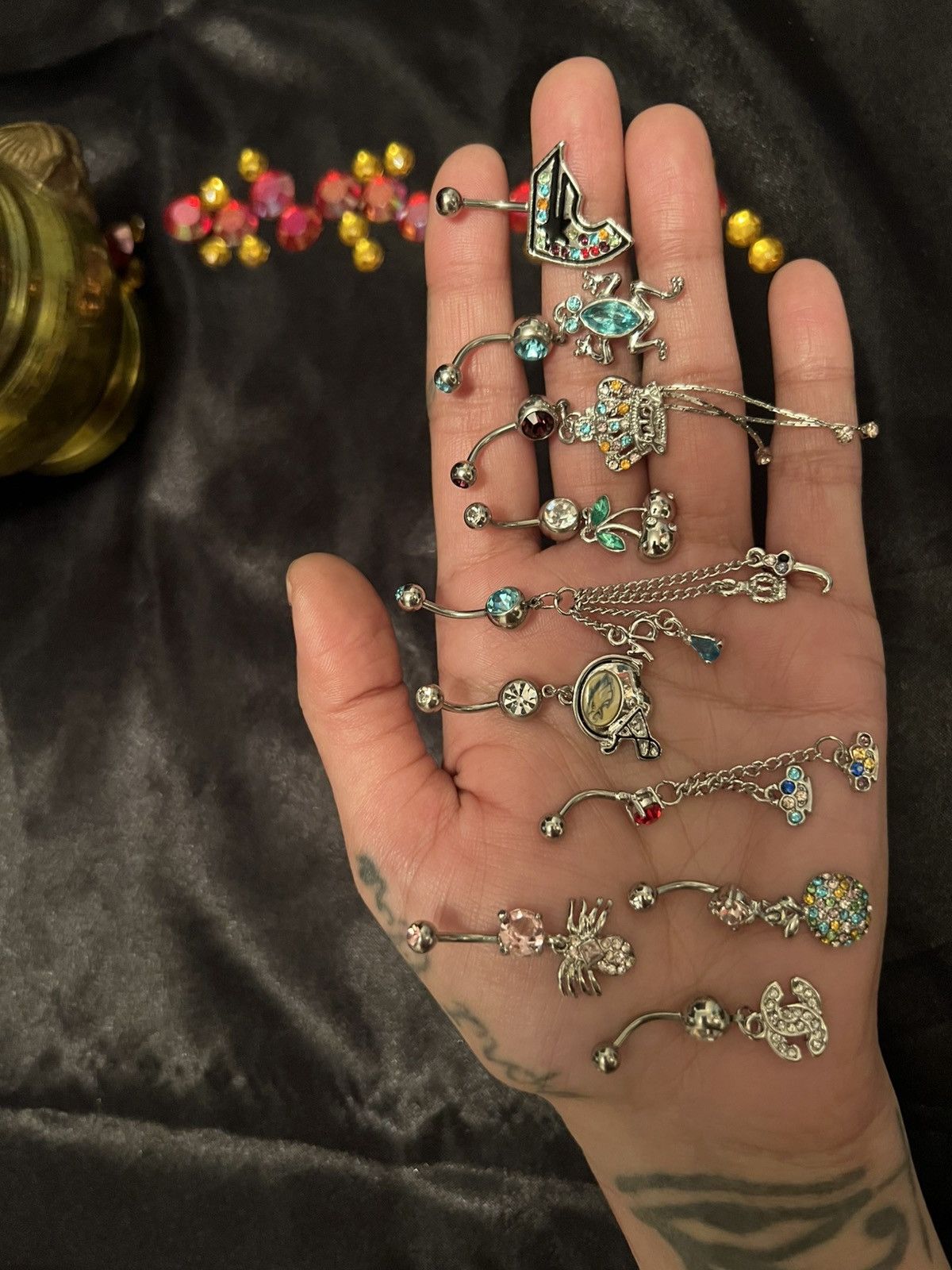Other 10 Piece Belly Button Rings Size ONE SIZE - 1 Thumbnail