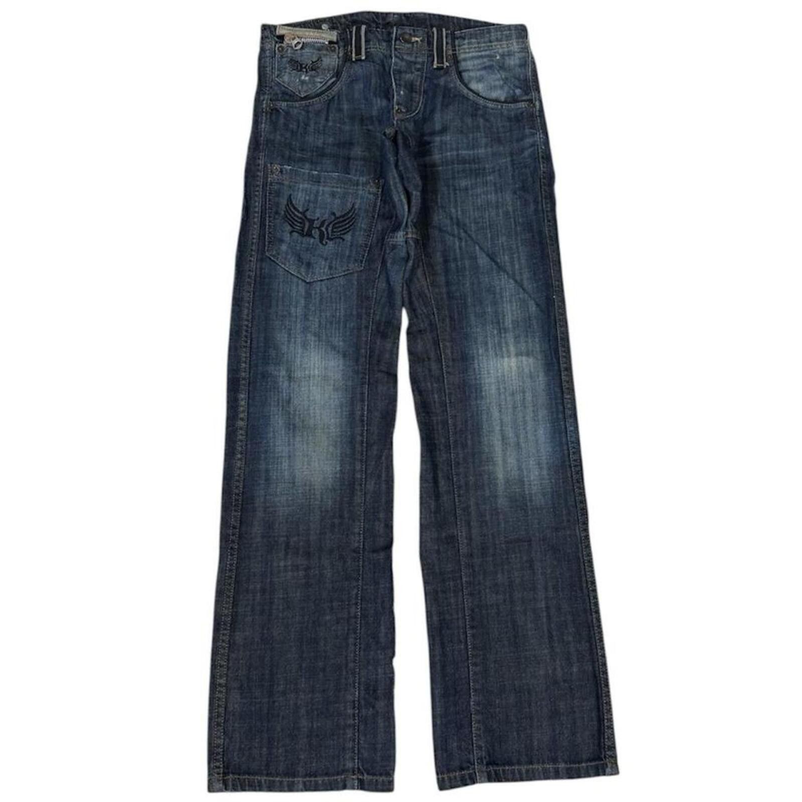 True Religion Vintage Kaporal mud wash unique denim jeans Size US 30 / EU 46 - 1 Thumbnail