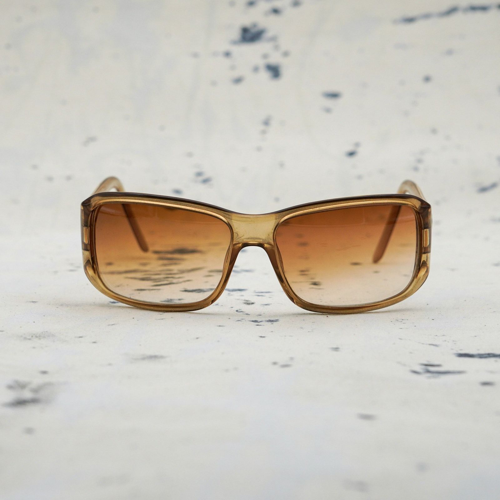 Gucci Vintage gucci amber gradient gg logo rectangular sunglasses Size ONE SIZE - 2 Thumbnail