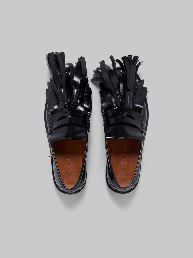 Marni o1w1db11225 Bambi Tasselled Loafers in Black Size US 5 / IT 35 - 5 Thumbnail