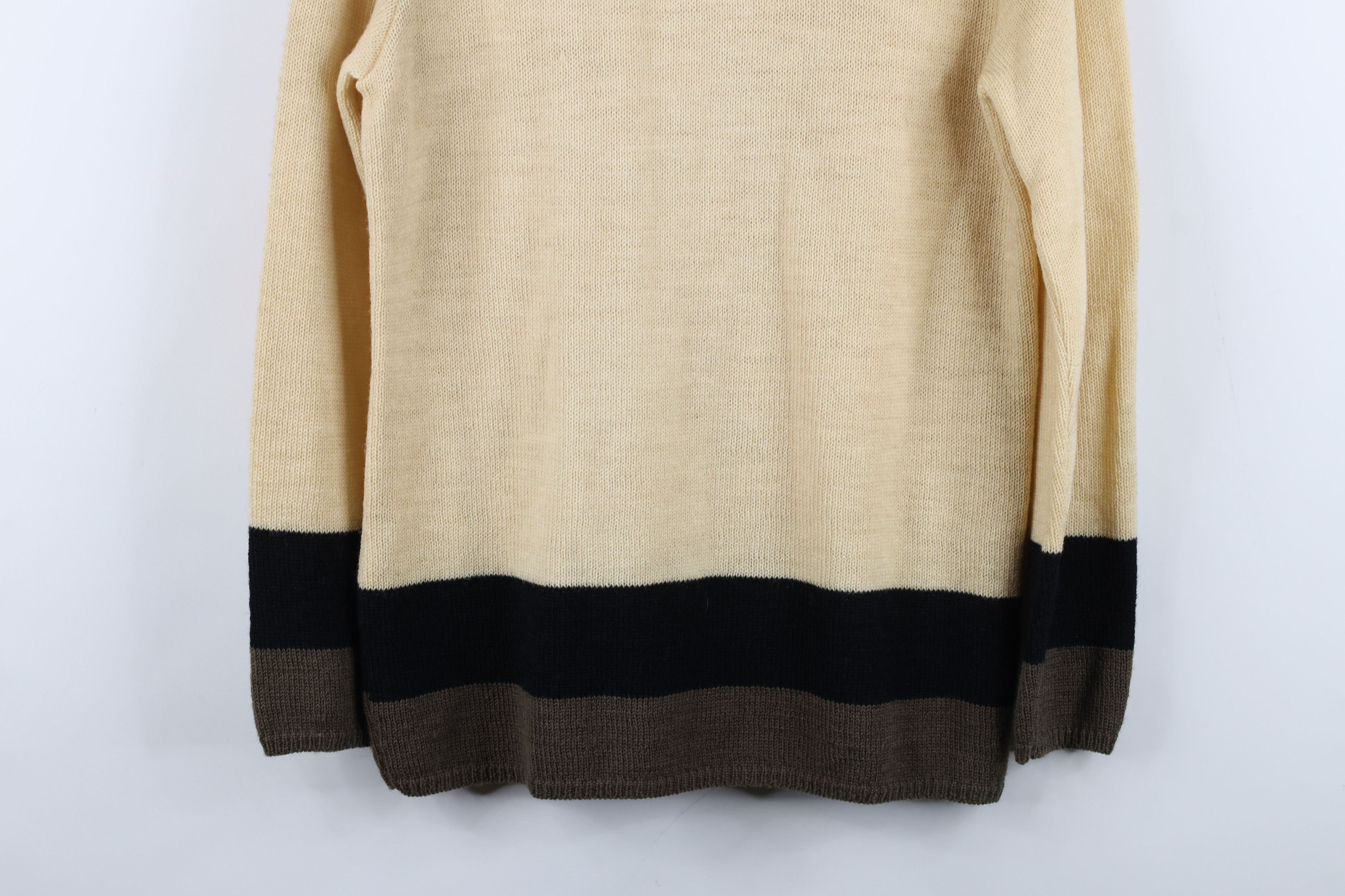 Vintage Vintage 60s 70s Mid Century Modern MCM Block Sweater USA Size M / US 6-8 / IT 42-44 - 15 Thumbnail