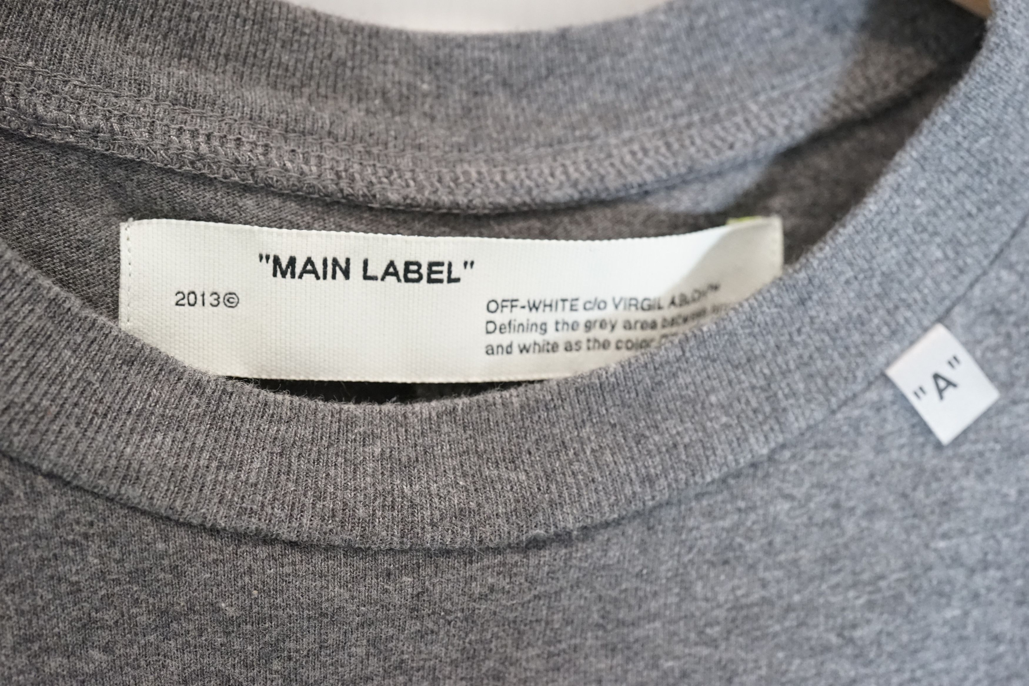 Off-White OFF-WHITE - Grey Wavy Line S/S T-Shirt / XXS Size US XXS / EU 40 - 5 Thumbnail
