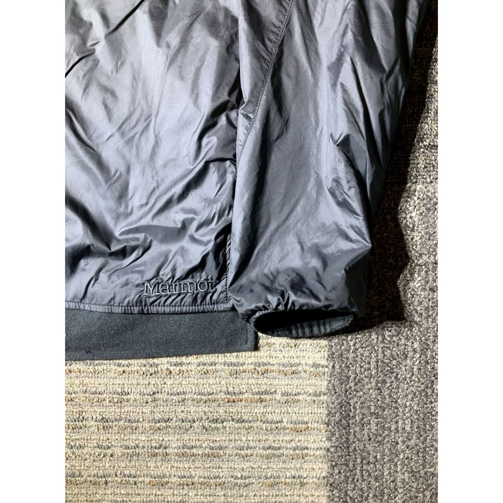 Marmot Jacket Mens Medium Black Windbreaker Lined Coat Polyester, Men's — image 2 of 6