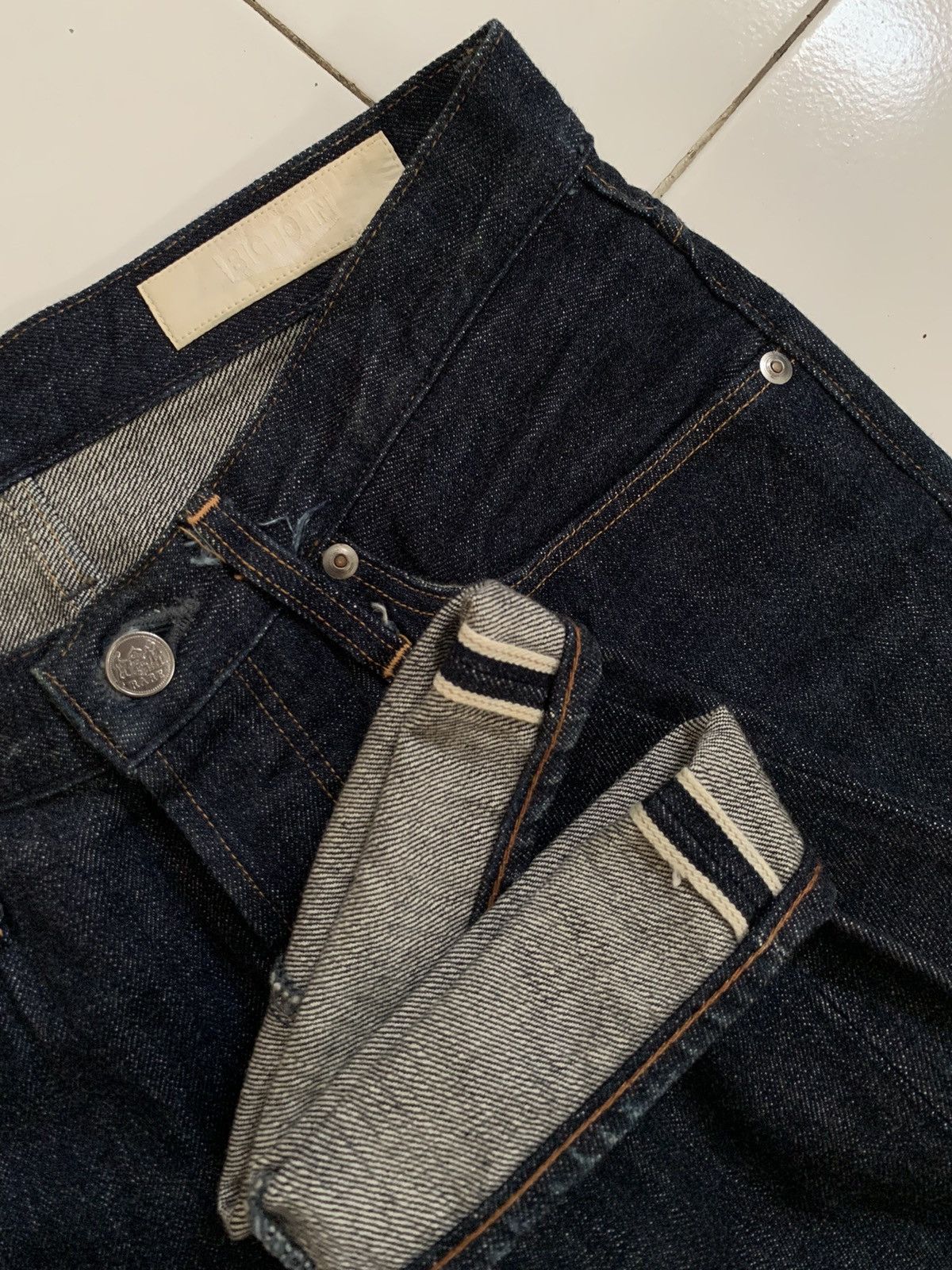 Big John Vintage big jhon rare 15.5 Oz selvedge denim Size US 28 / EU 44 - 8 Thumbnail