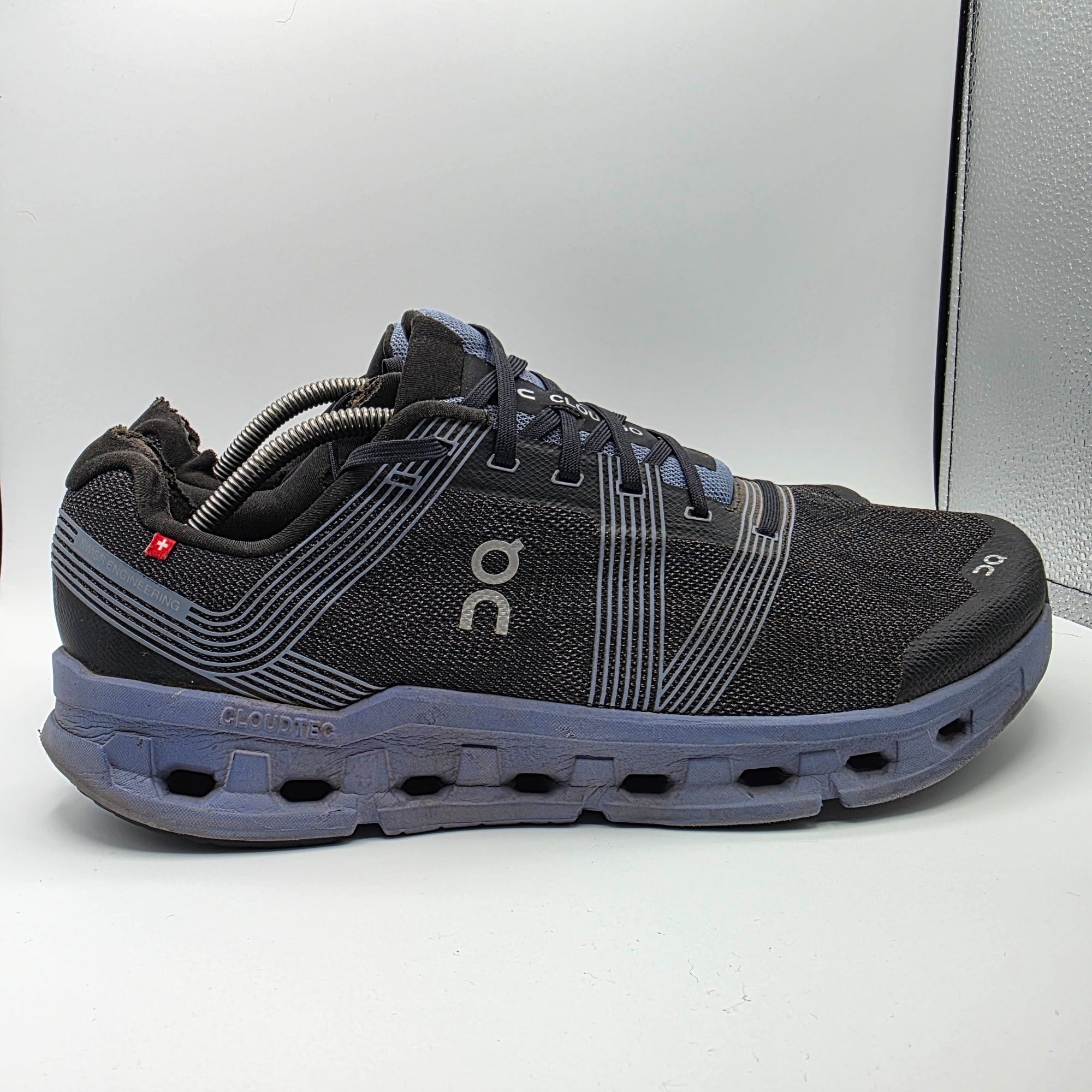 On On Cloudgo Mens Size 12.5 Black Shale Blue Athletic Running Size US 12.5 / EU 45-46 - 11 Thumbnail