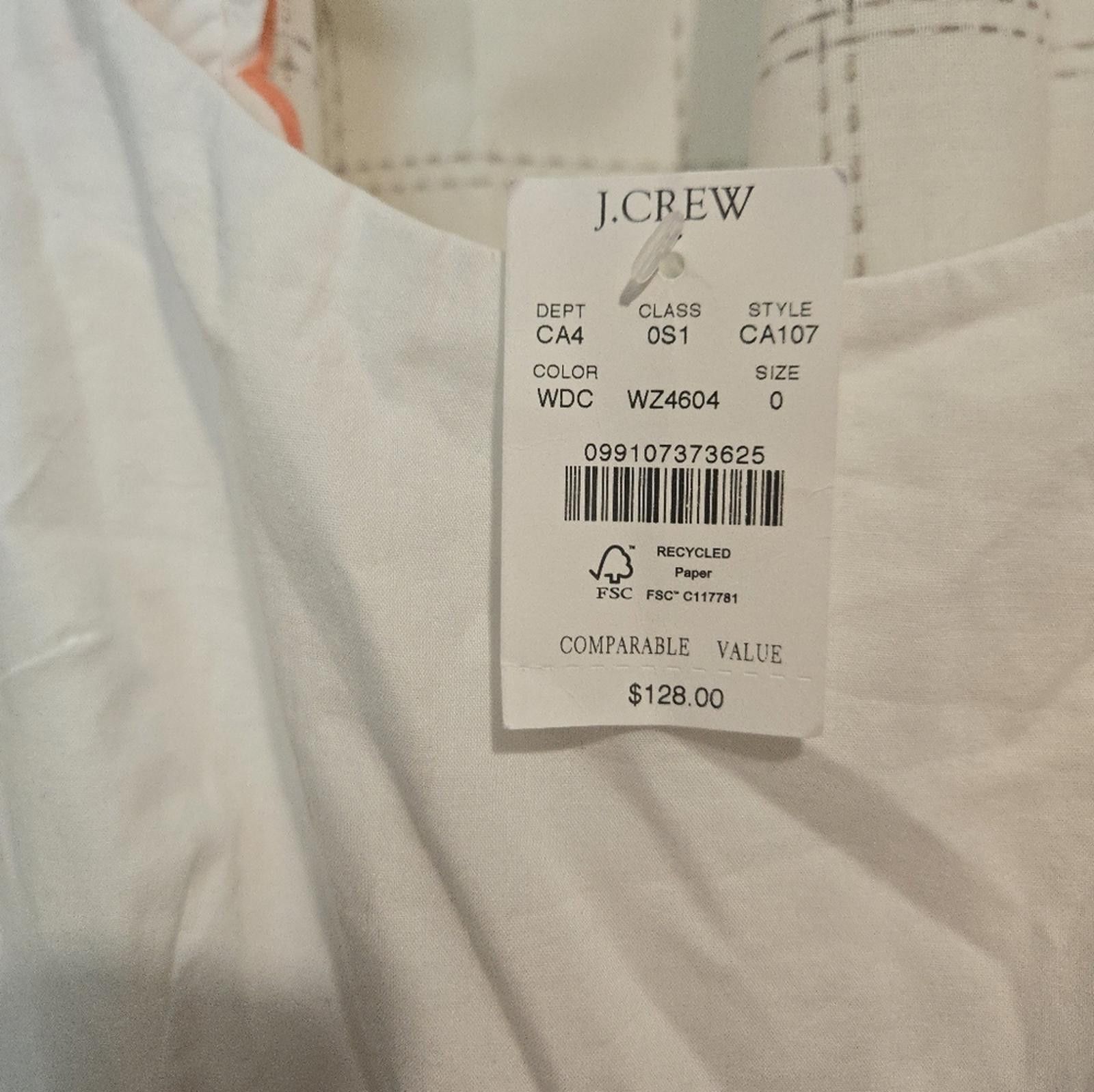J.Crew J Crew Scalloped Trim Tiered Midi Dress Size XS / US 0-2 / IT 36-38 - 3 Thumbnail