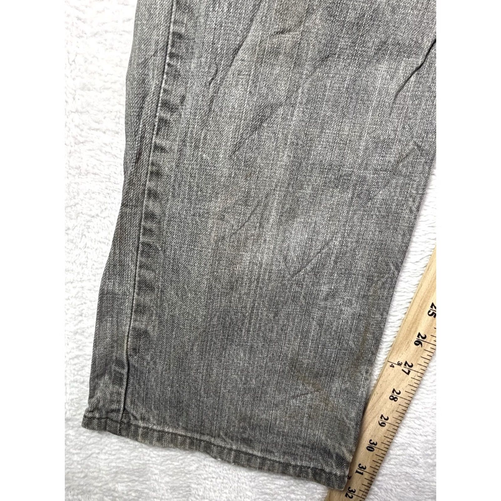 Levi's VINTAGE Levi's 514 Jeans Mens 34x32 Denim Straight Leg Jeans Gray 514 Straight Mens Regular Slim Stretch"} Size US 34 / EU 50 - 4 Thumbnail