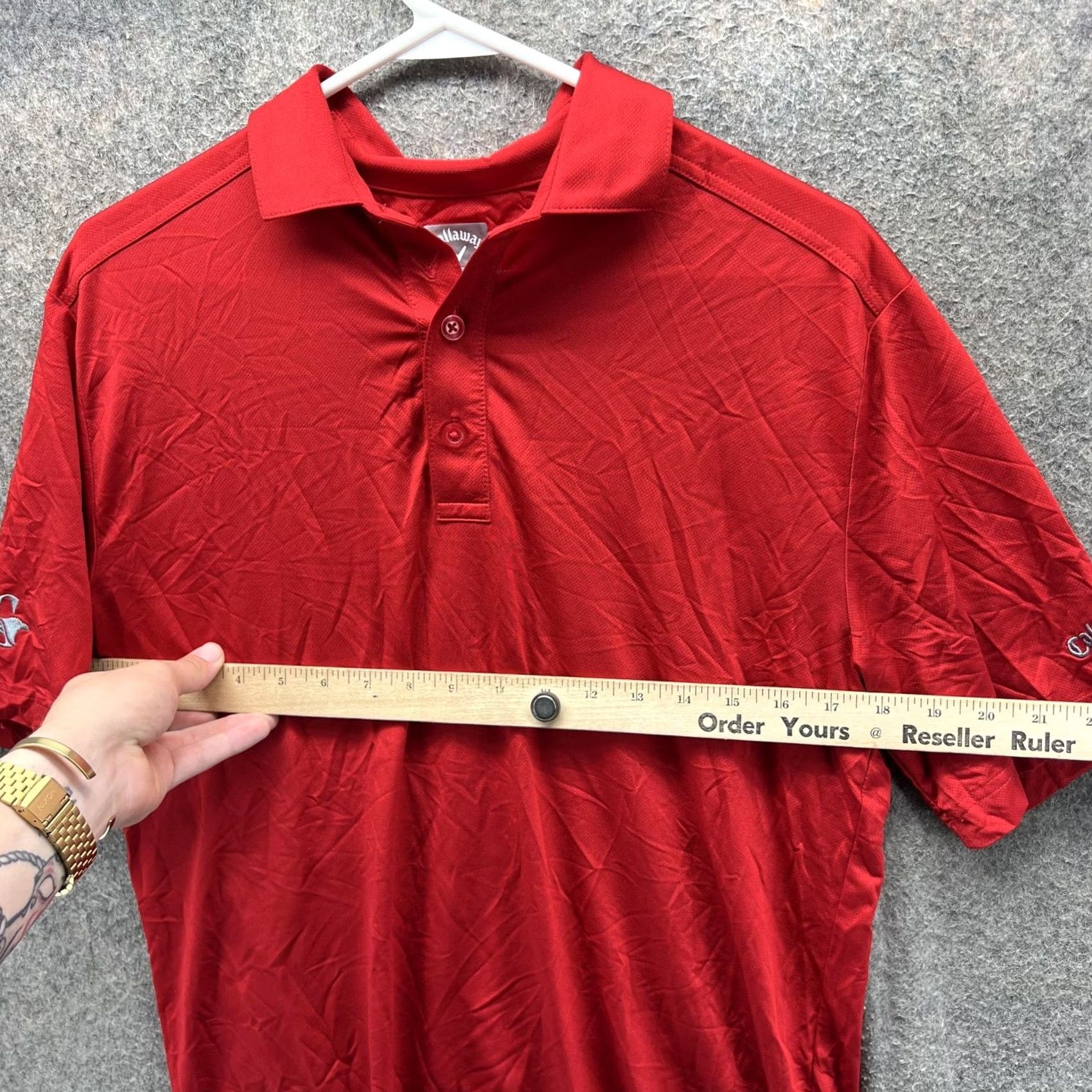 Callaway Callaway Shirt Mens Small Red Opti-Dri Golf Polo Moisture Wicking Short Sleeve Mens Red Opti-Dri Polo Size US S / EU 44-46 / 1 - 4 Thumbnail