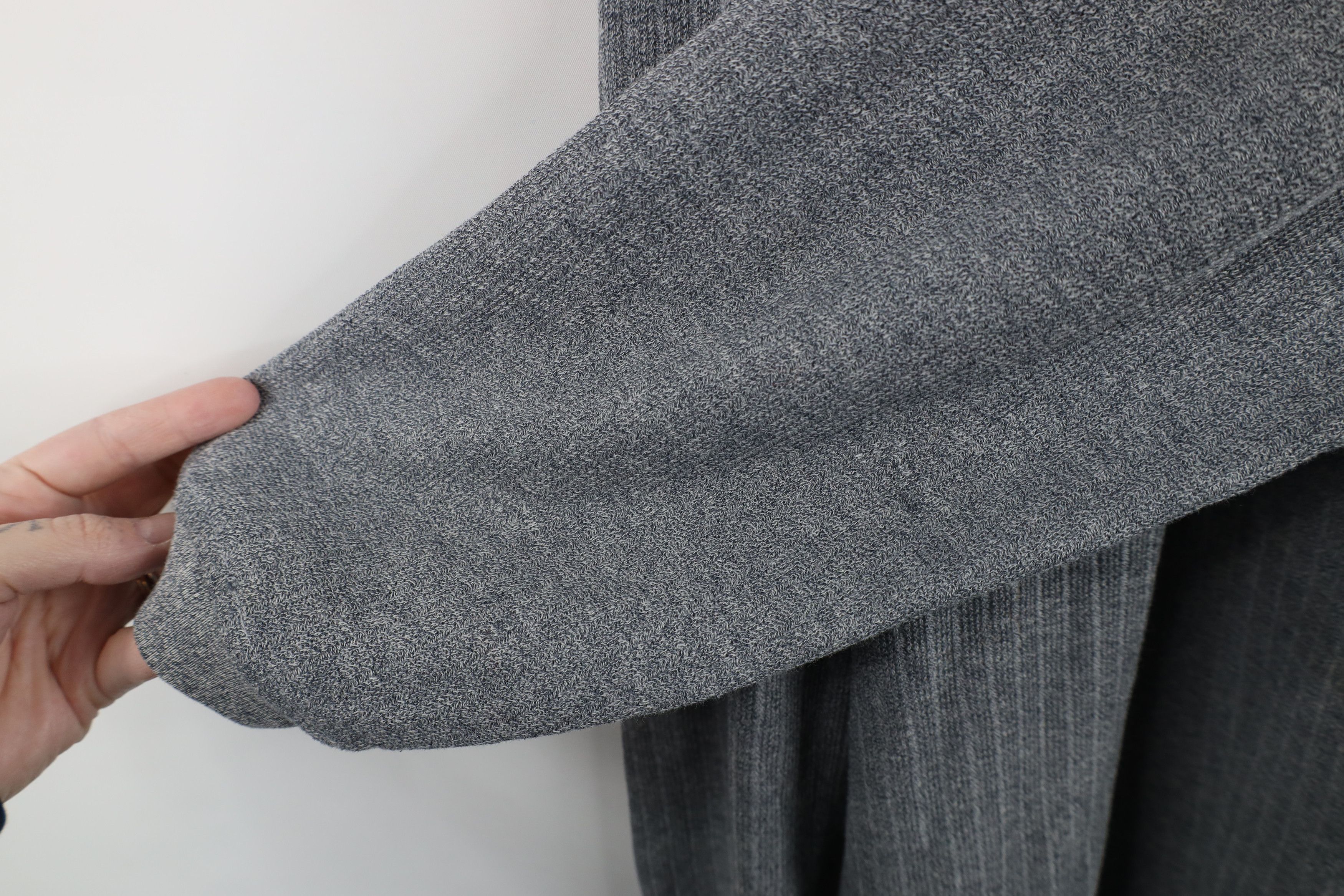Vintage Vintage 90s Streetwear Ribbed Long Sleeve Henley T-Shirt Size US L / EU 52-54 / 3 - 10 Thumbnail